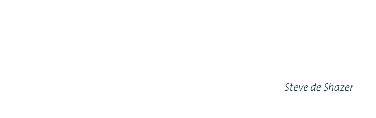 Wenn etwas nicht funktioniert, höre damit auf und mach etwas ander(e)s. Finde heraus, was gut funktioniert, und tue mehr davon!